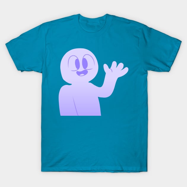 Lavender Guy T-Shirt by LaserPewPew